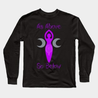 Moon Goddess Long Sleeve T-Shirt